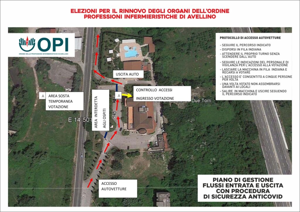 Protocollo di sicurezza anti-contagio sulle misure di contenimento della diffusione del virus Covid-19 per la realizzazione e gestione delle procedure per il rinnovo degli Organi dell’Ordine Professioni Infermieristiche di Avellino