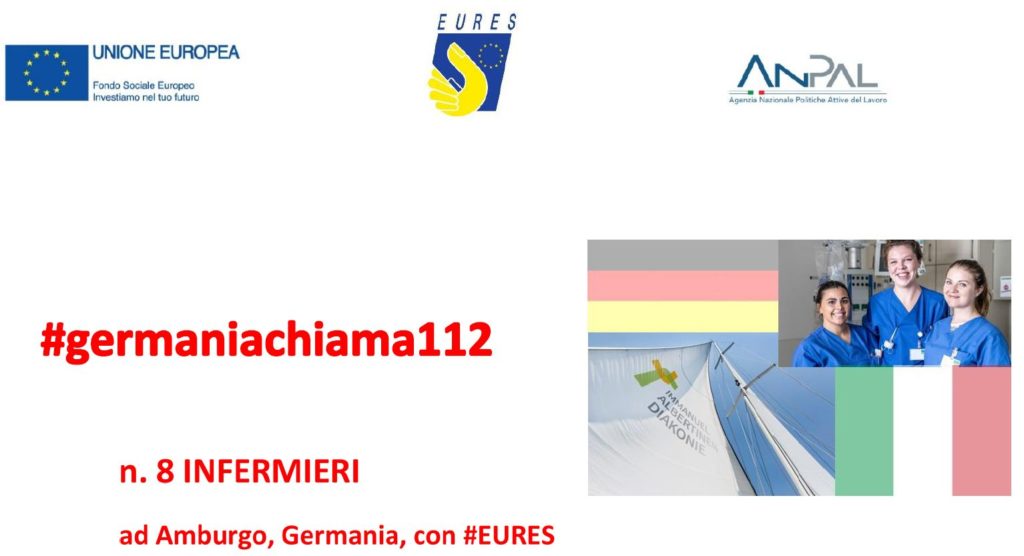 EURES – Assunzione infermieri in Germania – Selezioni 19 marzo 2019 – Bologna